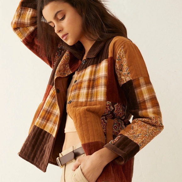 NWT Patchwork Colorblock Jacket - Picture 3 of 5